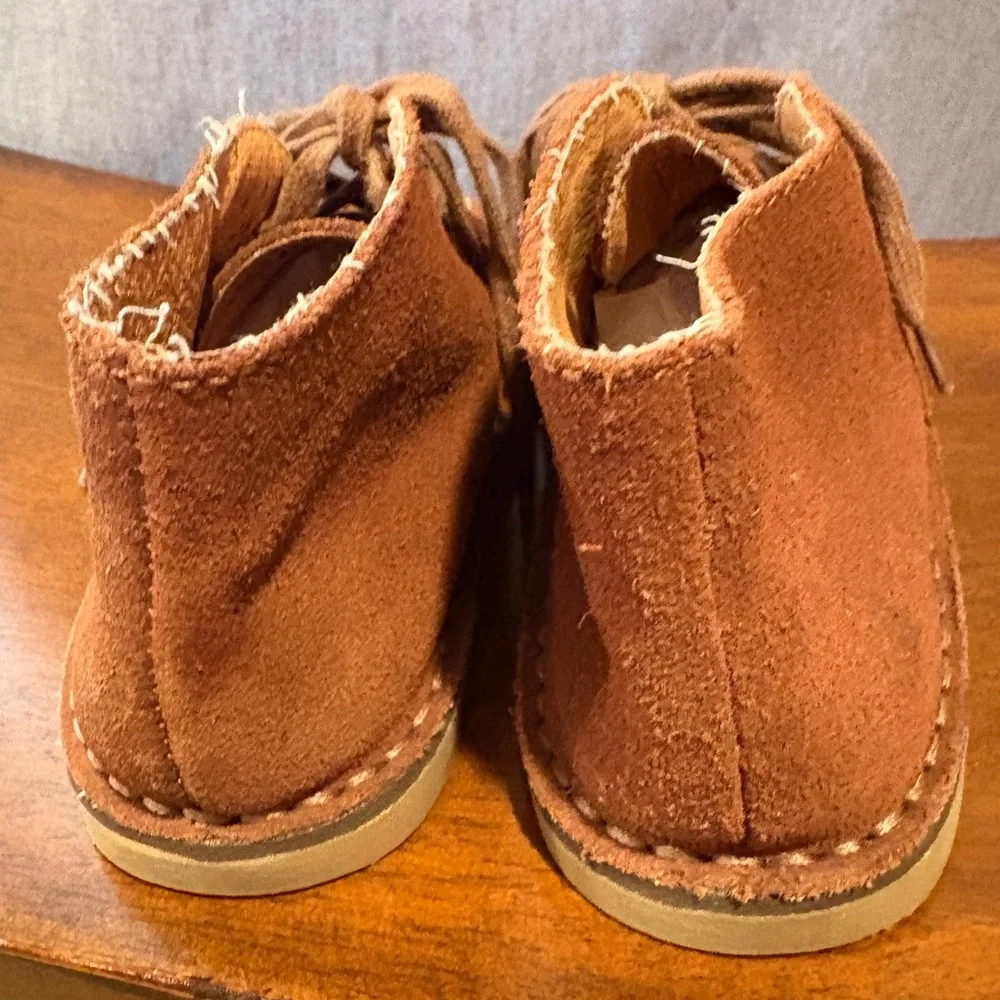 Ralph Lauren Kids Brown Suede Boots